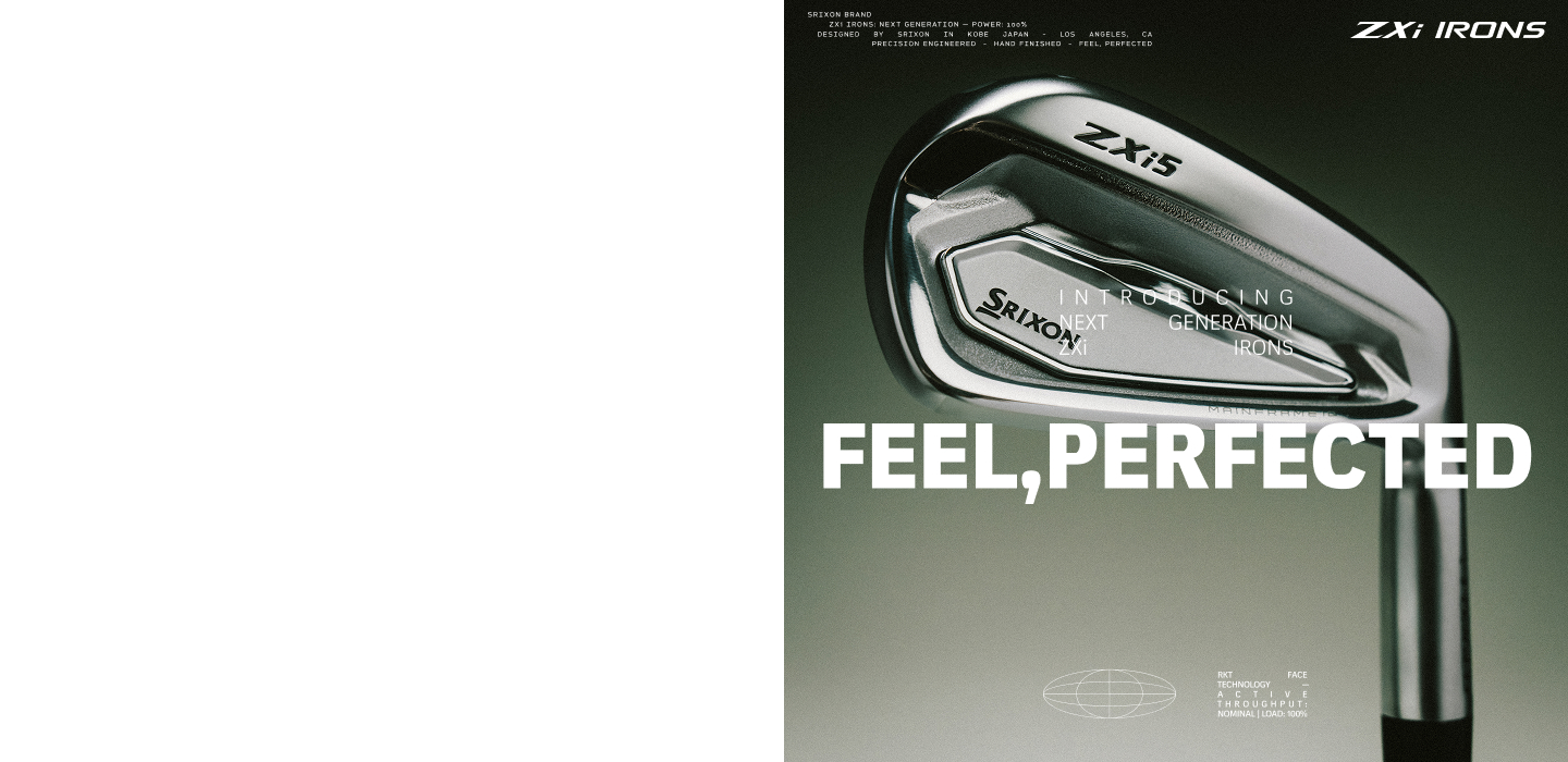 ZXi Irons | Feel, Perfected