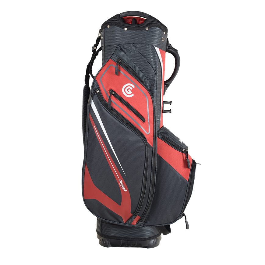 Cleveland Golf Lightweight Cart Bag,Red/Charcoal image number null