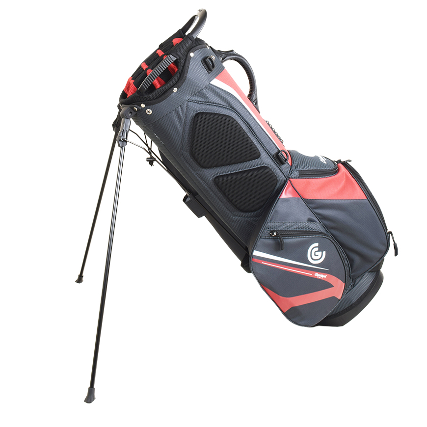 Cleveland Golf Lightweight Stand Bag,Red/Charcoal image number null