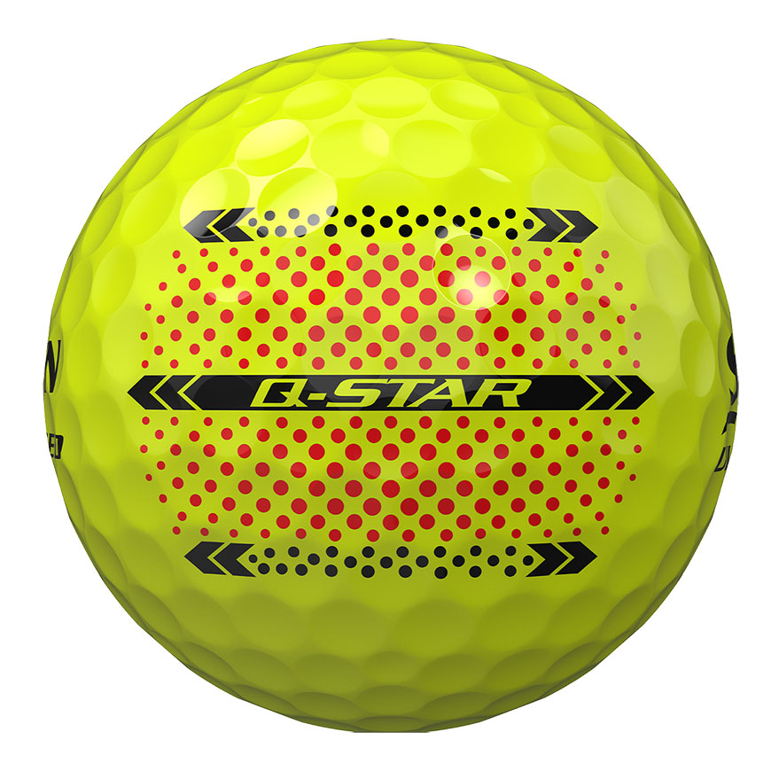 Q-STAR ULTISPEED Golf Balls Trackline,Tour Yellow image number null