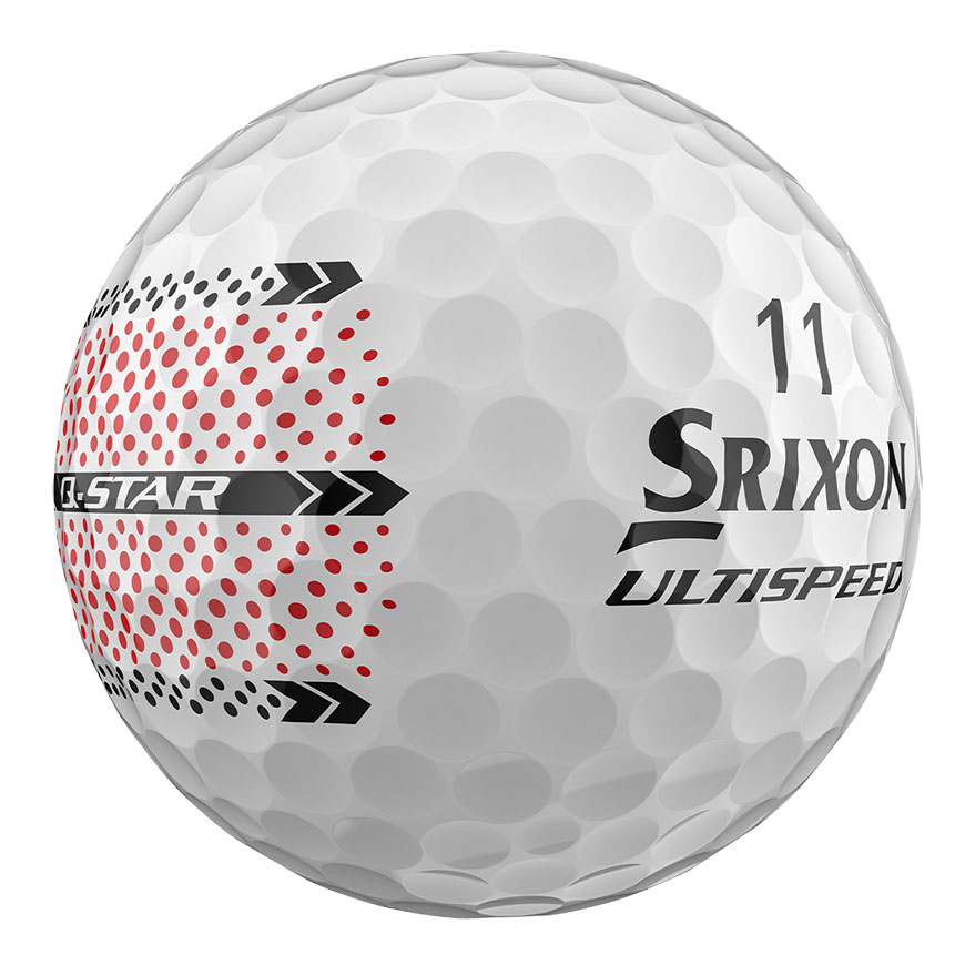 Q-STAR ULTISPEED Golf Balls Trackline,Pure White image number null