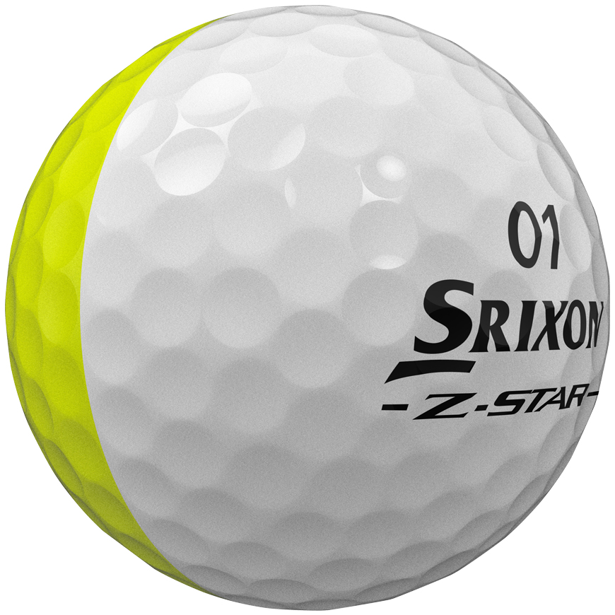 Z-STAR DIVIDE Golf Balls,White / Tour Yellow image number null