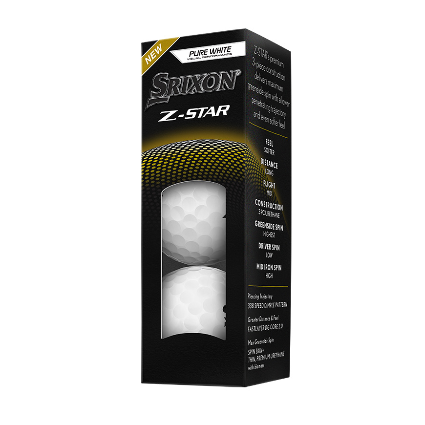 Z-STAR Golf Balls,Pure White image number null