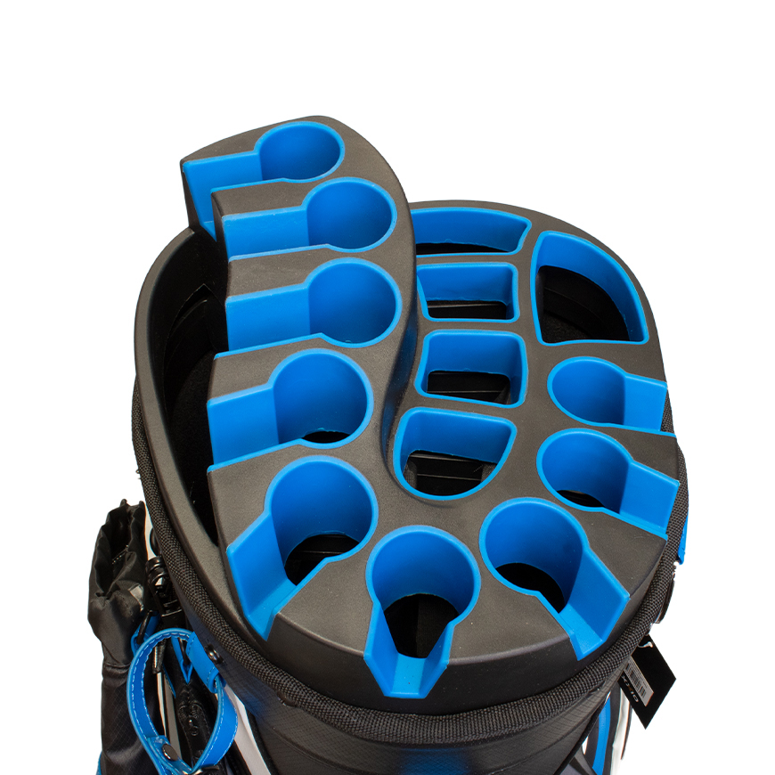 XXIO Waterproof Cart Bag,Black/Blue image number null
