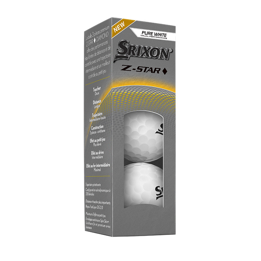 Z-STAR DIAMOND Golf Balls,Pure White image number null