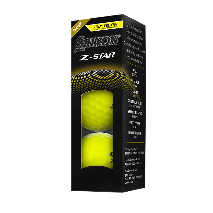 Z-STAR Golf Balls,Tour Yellow image number null