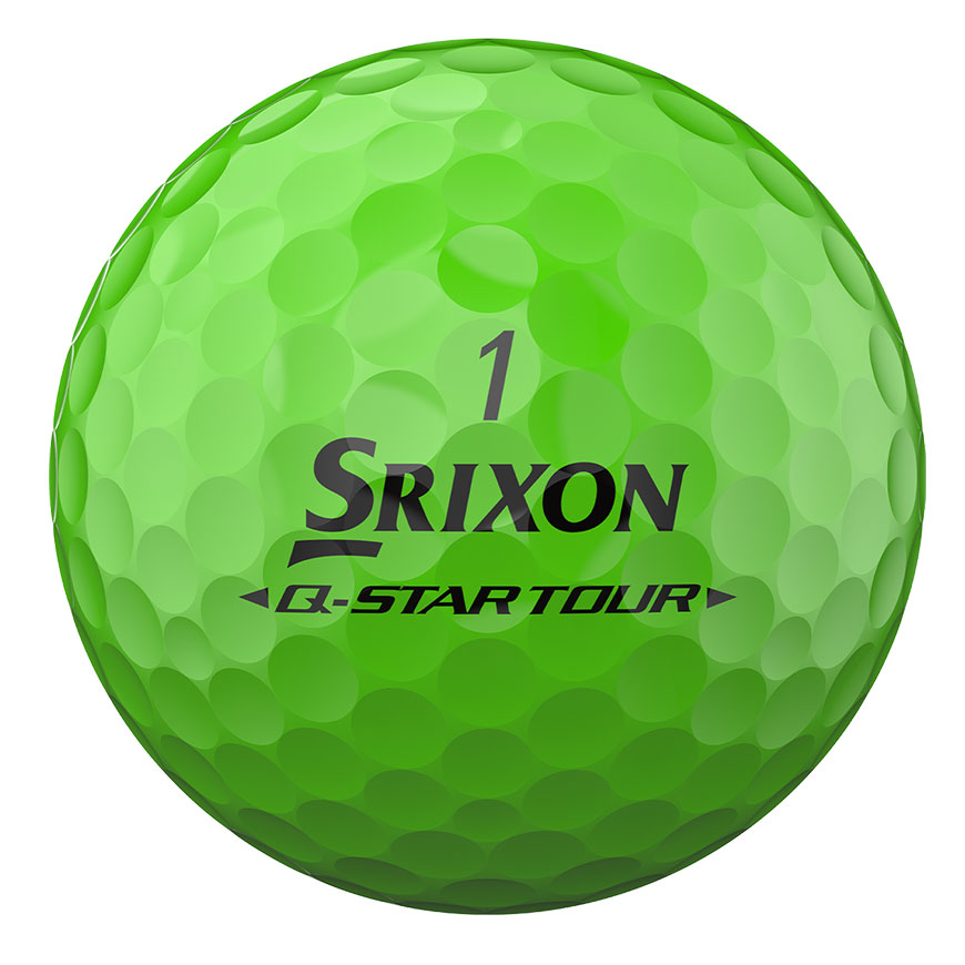 Q-STAR TOUR DIVIDE Golf Balls,White/Green image number null