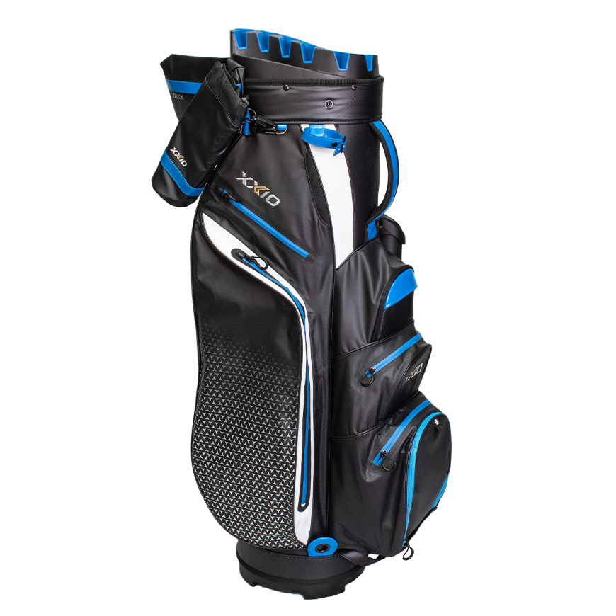 XXIO Waterproof Cart Bag,Black/Blue