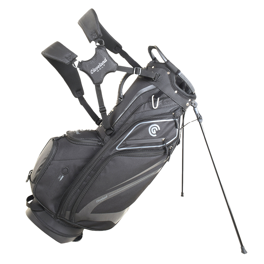 Cleveland Golf Lightweight Stand Bag,Black/Black