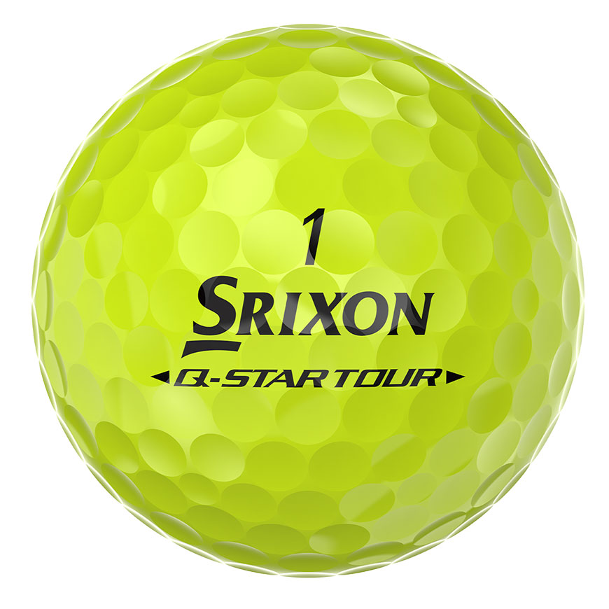 Q-STAR TOUR DIVIDE Golf Balls,Yellow/Red image number null