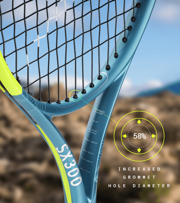 SX 300 LS | 58% Increased Grommet Hole Diameter